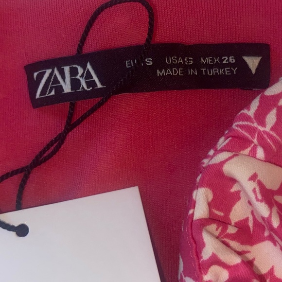 NWT Zara Floral Corset Bodysuit, Sz Small - Picture 15 of 16